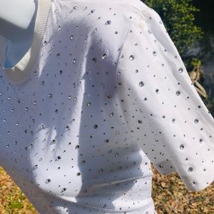 Designer Top Miu Miu with Swarovski Chrystal’s ✨✨✨